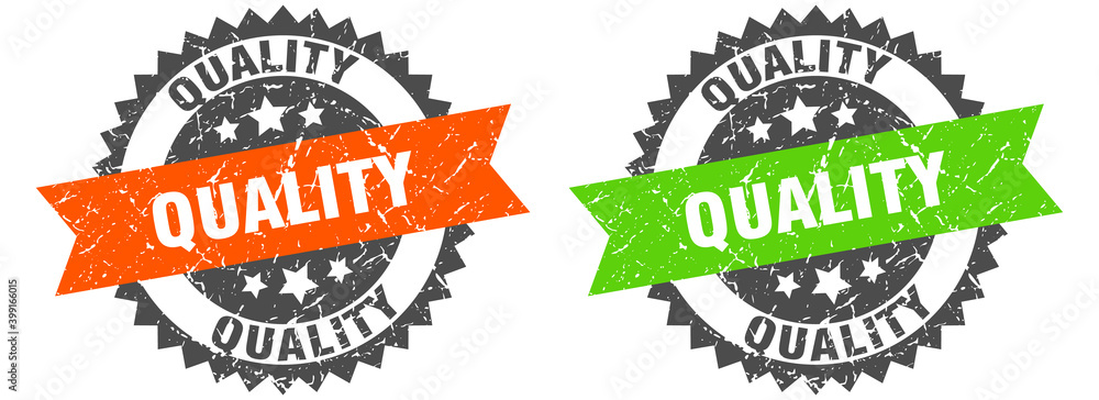 Obraz premium quality band sign. quality grunge stamp set
