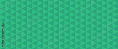 geometrical pattern of triangles. Green color background. color space for background design