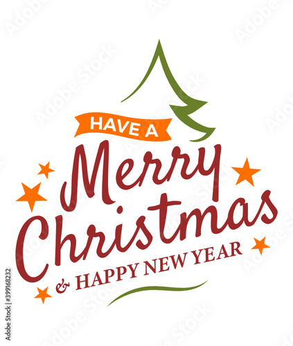 merry christmas lettering