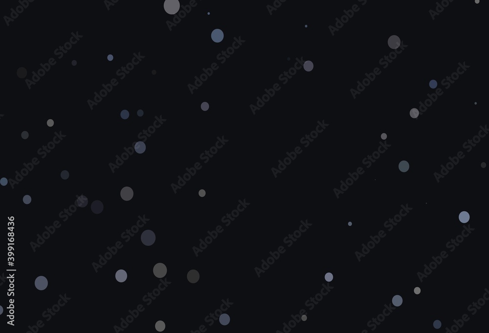 Light Black vector cover with spots. Light Black vector cover with spots.