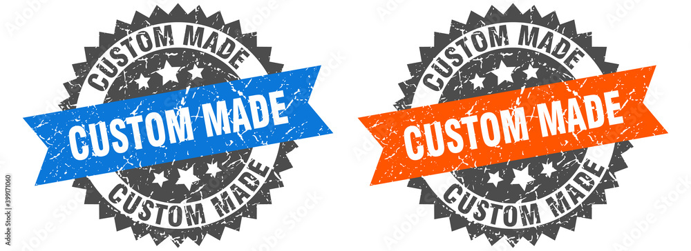 Obraz premium custom made band sign. custom made grunge stamp set