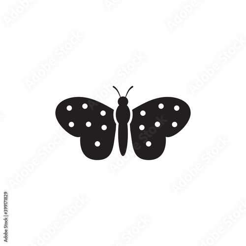 Butterfly icon design template vector isolated illustration