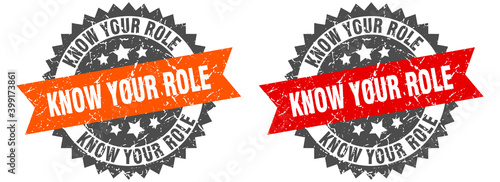 know your role band sign. know your role grunge stamp set