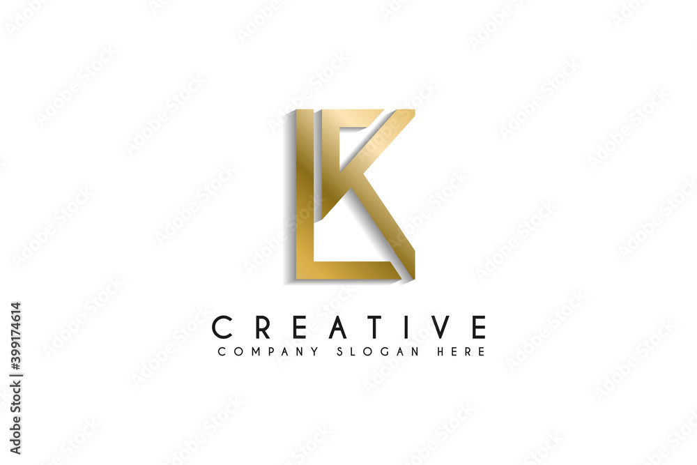 Initial Letter Lk Logo Design Vector Illustration Letter Lk Business