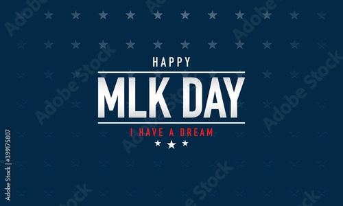 Martin Luther King Jr. Day Background. Vector Illustration.