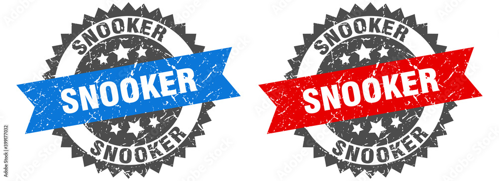 Obraz premium snooker band sign. snooker grunge stamp set