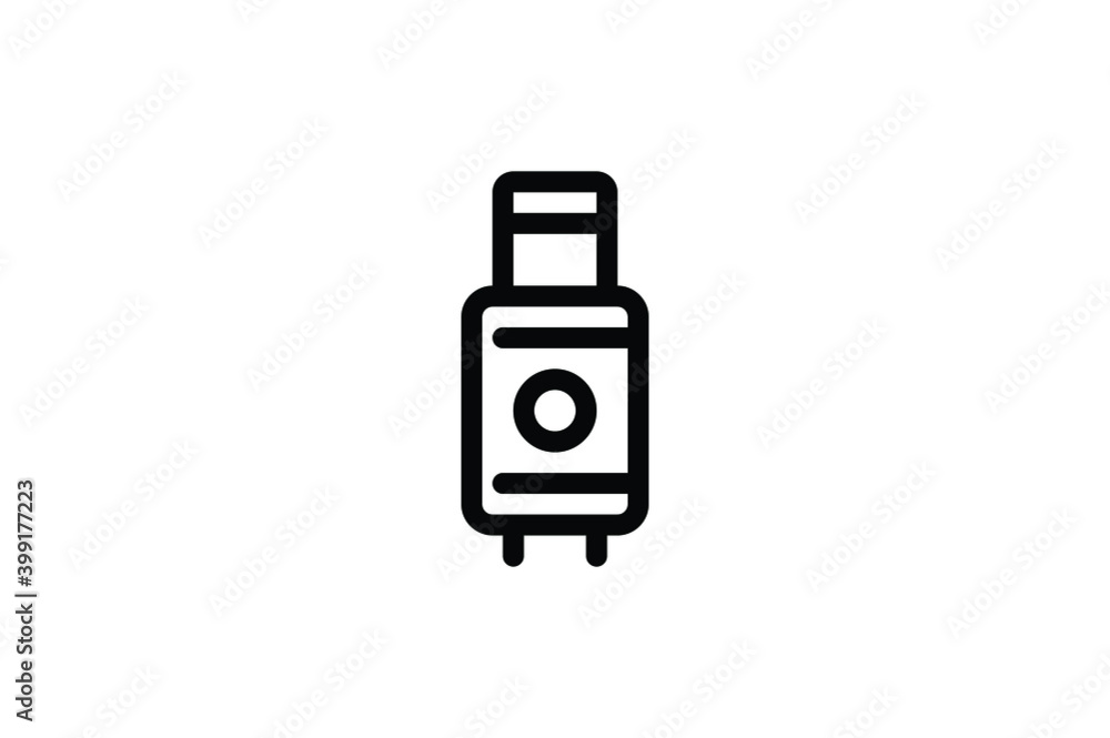 Travel Outline Icon - Lotion Travel Outline Icon - Lotion