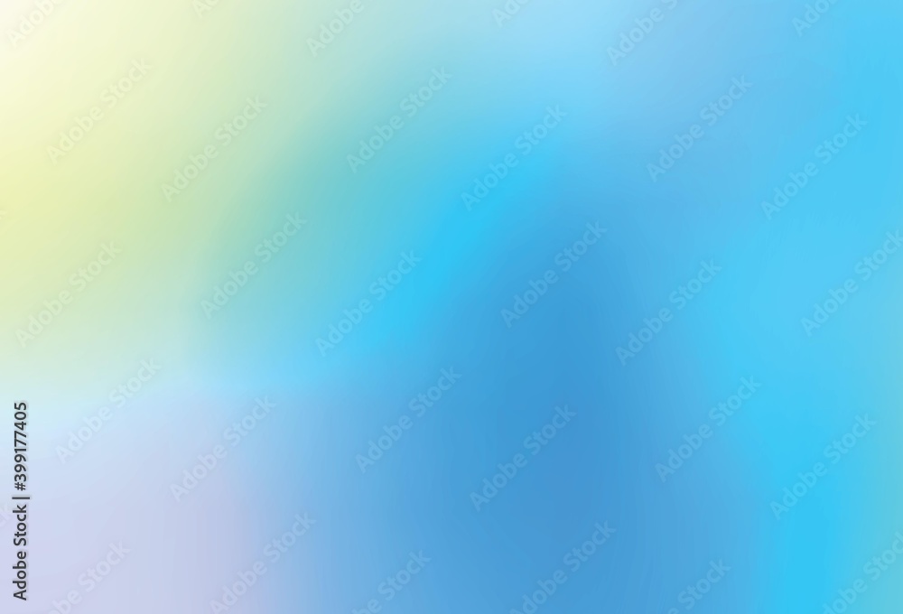 Light Blue, Green vector abstract blurred background.