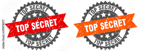 top secret band sign. top secret grunge stamp set