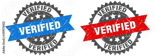 verified band sign. verified grunge stamp set