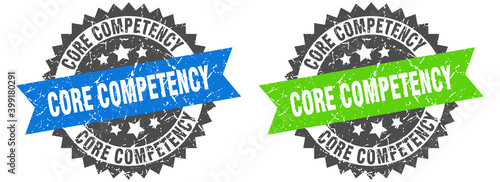 core competency band sign. core competency grunge stamp set