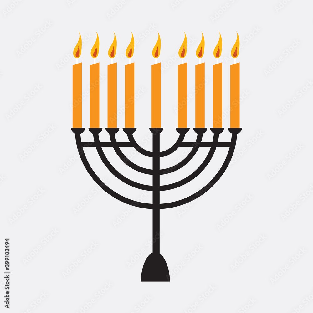 Hanukkah Day Celebration Vector Illustration. Hanukkah Day Celebration Vector Illustration.
