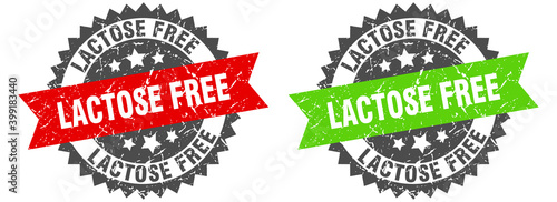 lactose free band sign. lactose free grunge stamp set