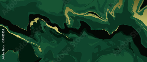 Marble and gold abstract background texture. Vector marbling  with natural luxury style swirls of marble and gold powder.