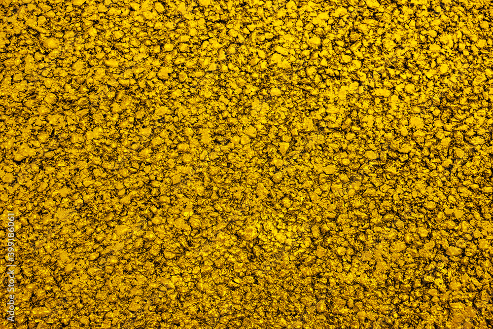 New yellow asphalt. Textured, background. Flat lay. Close up New yellow asphalt. Textured, background. Flat lay. Close up