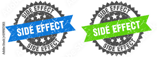 side effect band sign. side effect grunge stamp set