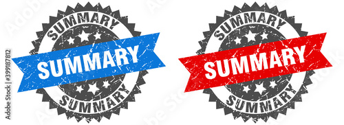 summary band sign. summary grunge stamp set