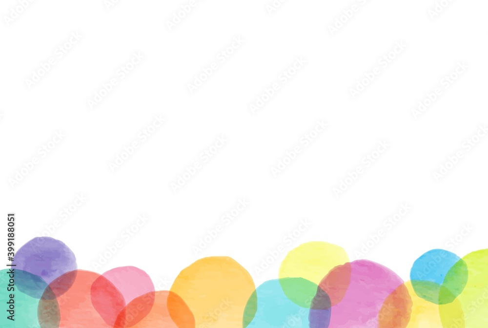 カラフルな水玉の背景素材stock Vector Adobe Stock カラフルな水玉の背景素材stock Vector Adobe Stock