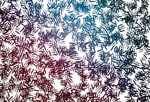 Dark pink, blue vector pattern with narrow lines.