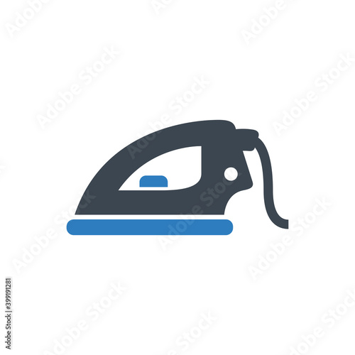 Steam iron icon