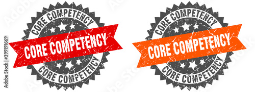 core competency band sign. core competency grunge stamp set