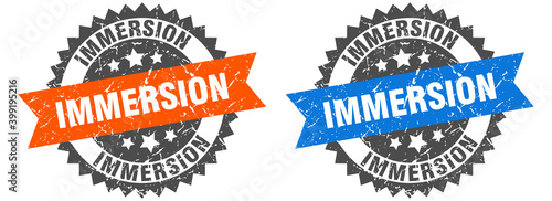 immersion band sign. immersion grunge stamp set