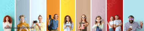 Collage of photos with diff...