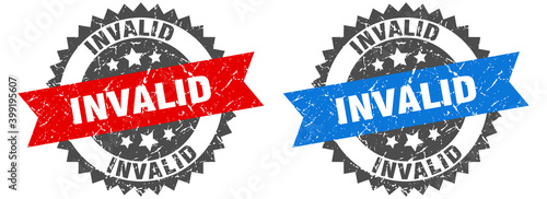 invalid band sign. invalid grunge stamp set