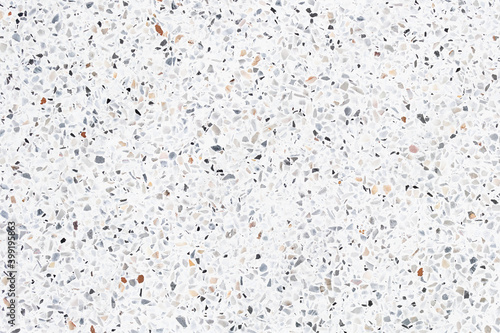 Terrazzo floor seamless pattern. Consist of marble, stone, concrete and polished smooth to produce textured surface. For decoration interior exterior, textured print on tile and abstract background.