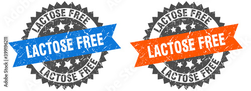 lactose free band sign. lactose free grunge stamp set