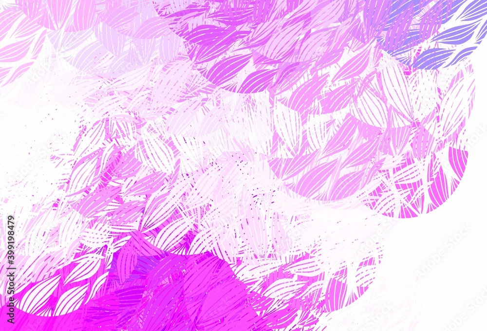 Obraz premium Light Pink vector pattern with random forms.