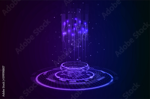 Abstract technology background