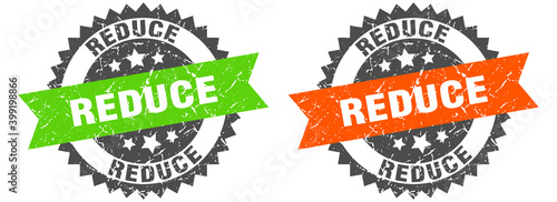 reduce band sign. reduce grunge stamp set