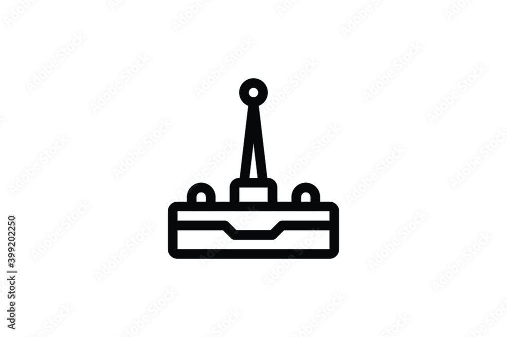 Television Outline Icon - Tower Television Outline Icon - Tower