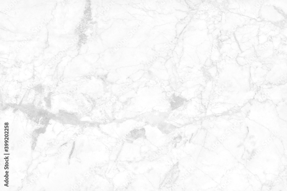 Fototapeta premium White carrara marble texture background, top counter top-view of natural tiles stone in luxury and seamless glitter pattern.