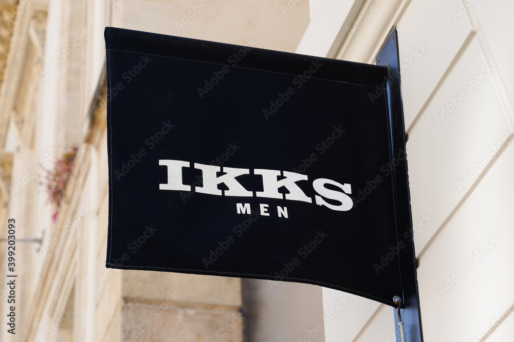 ikks men boutique logo and sign text front of store fashion brand ...