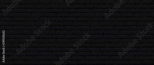 Brick wall pattern seamless background. Realistic decorative background. Vector illustration