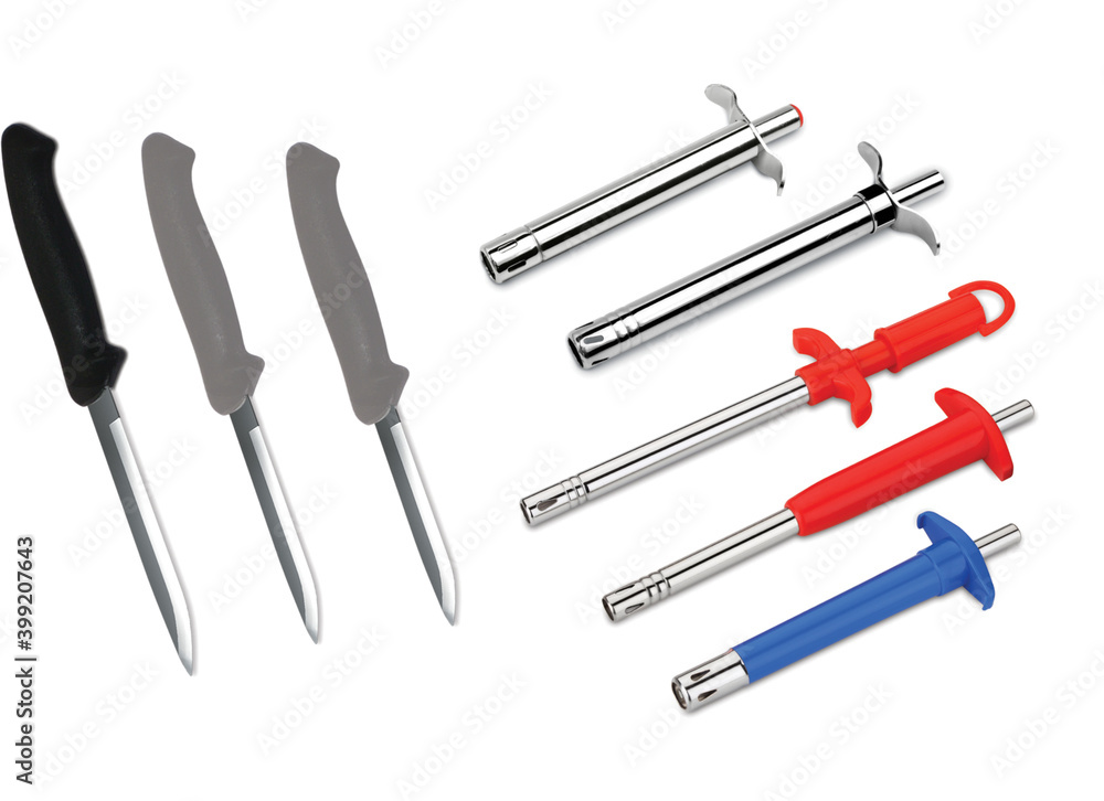 Set of kitchen knives use for kitchen, Cutting sharp knife, Kitchen utensils, Gas Lighter Set of kitchen knives use for kitchen, Cutting sharp knife, Kitchen utensils, Gas Lighter