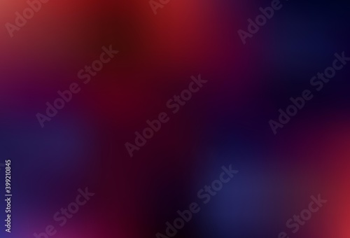 Dark Blue, Red vector blurred template.