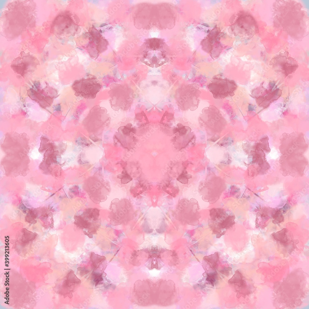 Pattern from areas of pink shades for textiles.