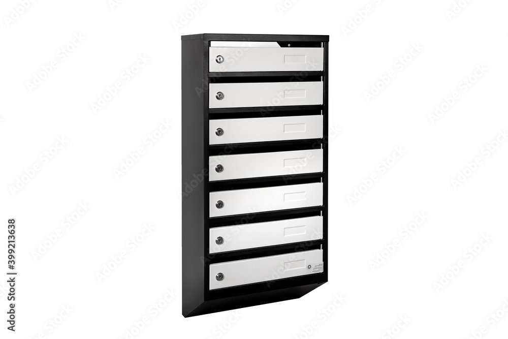 Mail boxes filled of leaflets and letters. Shallow
Mailboxes and Lock in Rows at Entrance Mail boxes filled of leaflets and letters. Shallow
Mailboxes and Lock in Rows at Entrance