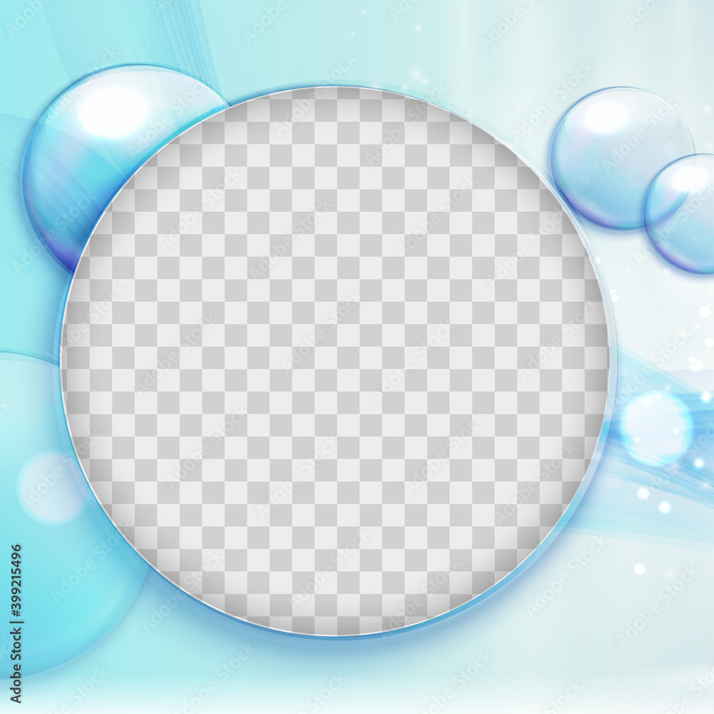 Blue Colorful Background and Frame on Transparent Background Vector Ilustration EPS10. Square Template for social networks and messengers on transparent Blue Colorful Background and Frame on Transparent Background Vector Ilustration EPS10. Square Template for social networks and messengers on transparent