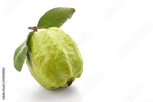 Fresh guava on a white