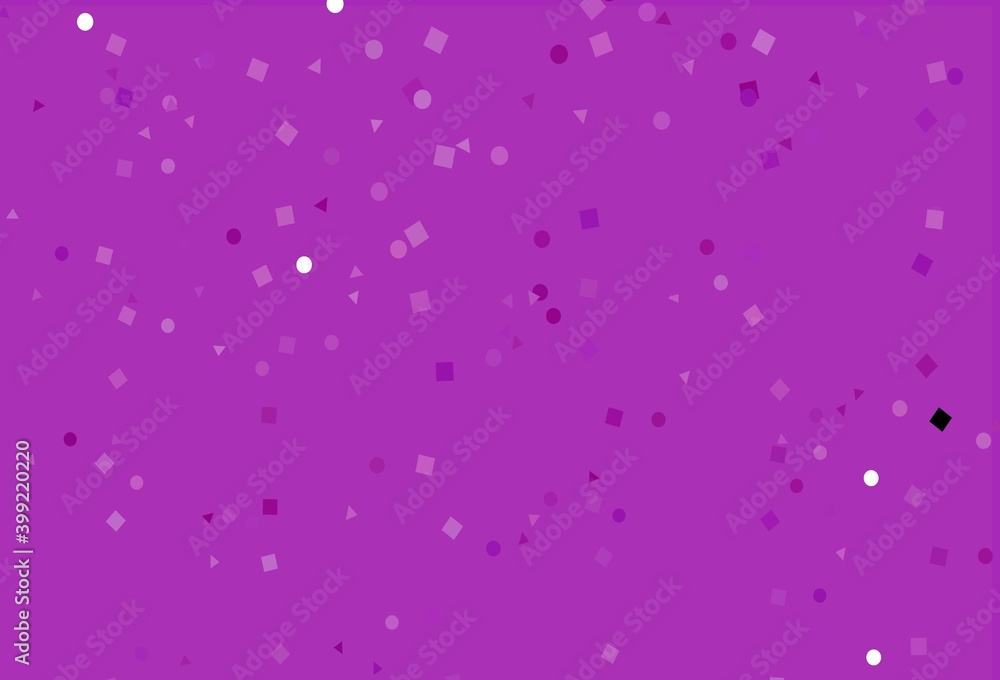 Light Purple vector backdrop with lines, circles, rhombus. Light Purple vector backdrop with lines, circles, rhombus.