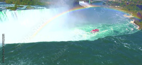 Rainbow  in water 