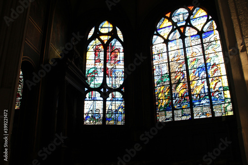 saint-gervais-saint-protais church in paris in france