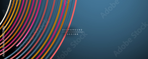 Abstract colorful lines vector background. Internet, big data and technology connections concept, abstract template