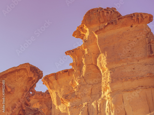 Rock formations Bolnuevo, Spain