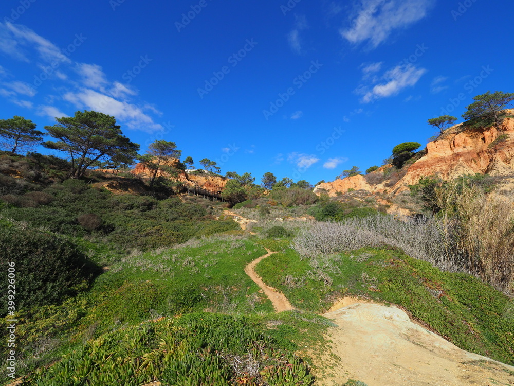 Rocks in Albufeira (Portugal, Europe)