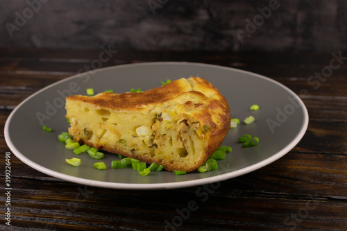 Fish pie with egg